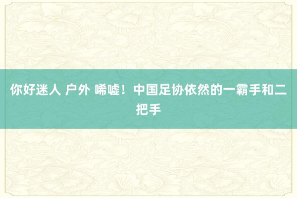 你好迷人 户外 唏嘘！中国足协依然的一霸手和二把手